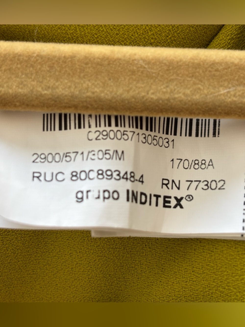 ZARA WOMAN SIDE RUCHED MIDI DRESS MUSTARD LIME| SS24 2900/571 - Picture 8 of 13